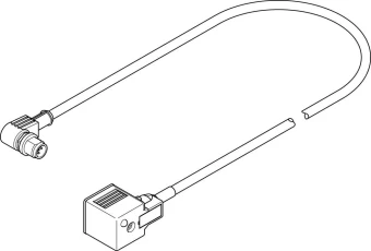 Соединительный кабель Festo NEBV-A1W3-K-0.3-N-M12W3