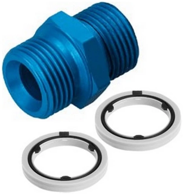 Ниппель двойной Festo E-1/8-1/4-100 (Комплект из 100 штуцеров)