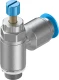 Дроссель с обратным клапаном Festo GRLA-1/8-QS-8-RS-D