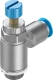 Дроссель с обратным клапаном Festo GRLA-1/4-QS-6-RS-D