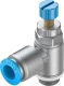 Дроссель с обратным клапаном Festo GRLA-1/4-QS-10-RS-D