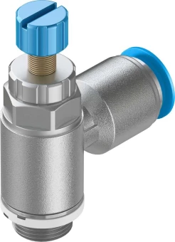 Дроссель с обратным клапаном Festo GRLA-1/4-QS-10-RS-D