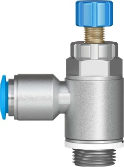 Дроссель с обратным клапаном Festo GRLA-3/8-QS-10-RS-D