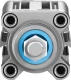 Стандартный пневмоцилиндр Festo DSBC-32-100-D3-PPVA-N3