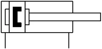Компактный пневмоцилиндр Festo ADN-12-40-A-P-A
