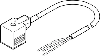Соединительный кабель Festo NEBV-A1W3F-P-K-0.6-N-LE3
