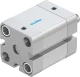 Компактный пневмоцилиндр Festo ADN-25-15-A-P-A