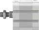 Компактный пневмоцилиндр Festo ADN-50-15-A-P-A