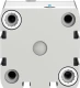 Компактный пневмоцилиндр Festo ADN-50-25-A-P-A