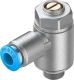 Дроссель с обратным клапаном Festo GRLA-1/8-QS-6-MF-D