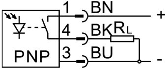 Датчик положения оптический диффузионный Festo SOEG-RT-M5-PS-S-L