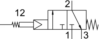 Распределитель с пружинным стержнем Festo FVS-3-1/8