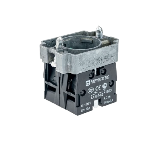 Основание с блок-контактом MEYERTEC MTB2-BZ15 (комплект 10 шт)