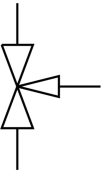 Шаровой кран Festo VZBM-3/8-RP-40-F-3L-F03-B2B3 Ру40 Ду10 (PN40 DN10)