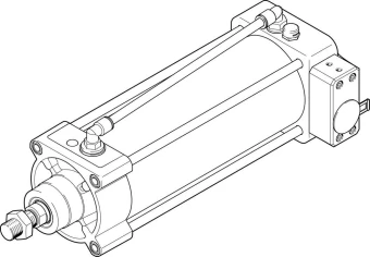Линейный привод Festo DFPI-100-ND2P-C1V-NB3P-R-A