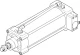 Линейный привод Festo DFPI-100-ND2P-C1V-NB3P-R-A