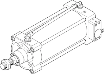 Линейный привод Festo DFPI-125-ND2P-C1V-NB3P-R-A