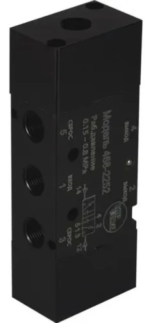 Распределитель с пневмоуправлением KIPVALVE 468-2252