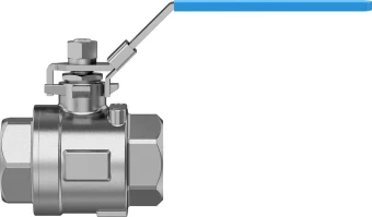 Шаровой кран Festo VZBE-11/2-T-63-D-2-M-V15V15 Ру63 Ду40 (PN63 DN40)
