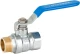 Кран шаровой латунный резьбовой Genebre 3034-08 Ру25 Ду40 (PN25 DN40)