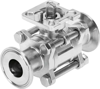 Шаровой кран Festo VZBD-11/2-S1-16-T-2-F0507-V14V14 Ру16 Ду40 (PN16 DN40)