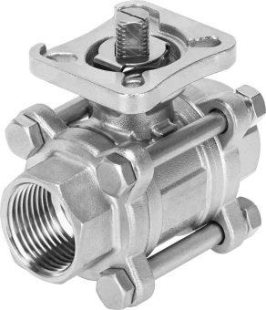 Шаровой кран Festo VZBE-21/2-T-63-T-2-F0710-V15V16 Ру63 Ду65 (PN63 DN65)