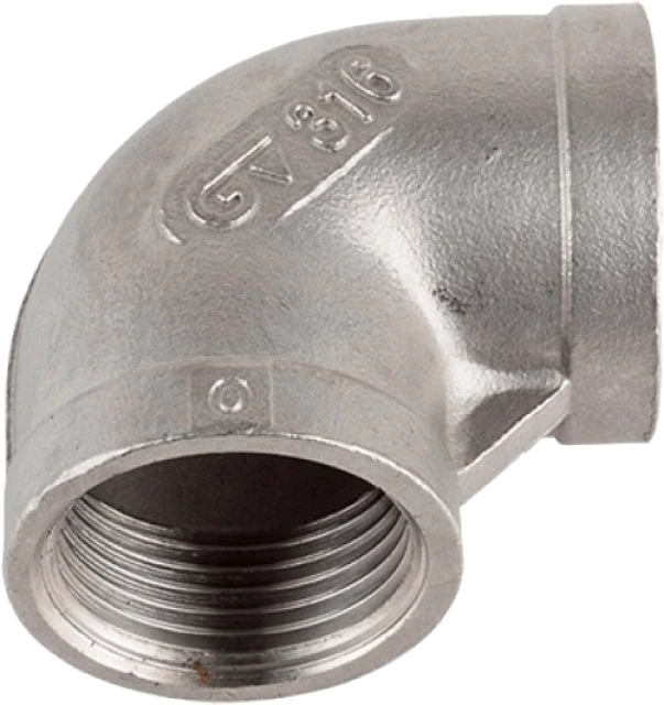 Отвод 90° резьбовой Genebre 0090 02 Ру20 Ду8 (PN20 DN8)