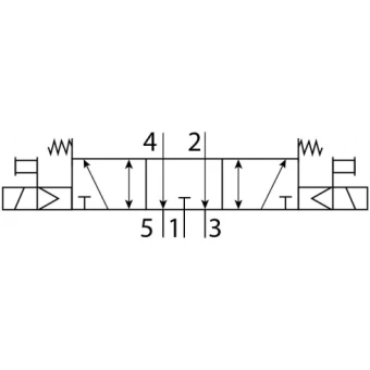 Распределитель с электроуправлением SNS 4V430E-15-AC24V