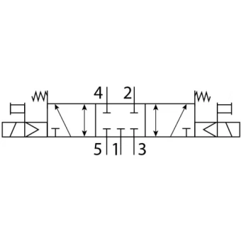 Распределитель с электроуправлением SNS 4VA230C-06-DC12V