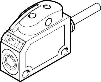 Датчик положения оптический Festo SOEG-L-Q20-PP-K-2L-TI