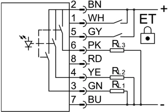 Датчик цвета Festo SOEC-RT-Q50-PS-S-7L