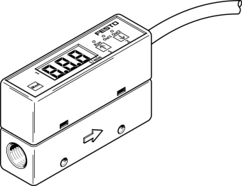 Датчик расхода Festo SFE3-F500-L-W18-2PB-K1