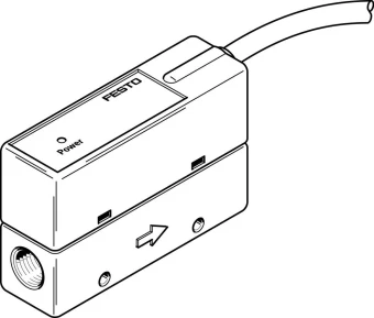 Датчик расхода Festo SFET-F500-L-W18-B-K1