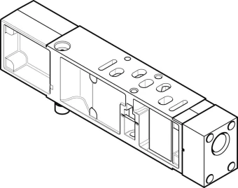 Вертикальная плита питания воздухом Festo VABF-S4-1-P1A3-N14