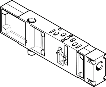 Вертикальная плита питания воздухом Festo VABF-S4-2-P1A3-G18
