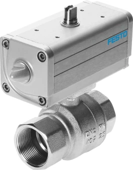 Шаровой кран с приводом Festo VZPR-BPD-22-R14 Ру40 Ду15 (PN40 DN15)