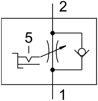 Дроссель с обратным клапаном Festo GRLSA-1/8-QS-6
