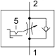 Дроссель с обратным клапаном Festo GRLSA-1/8-QS-6