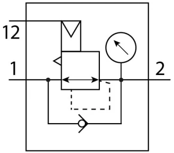 Регулятор давления Festo MS12-LR-G-PO