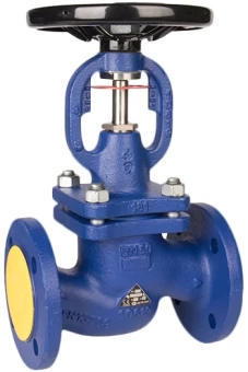Вентиль запорный стальной фланцевый Zetkama 234F-125-E-01 Ру40 Ду125 (PN40 DN125 )