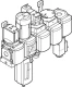 Блок подготовки воздуха, комбинация Festo MSB4-1/4:C3J2D1A1F3-WP