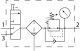 Блок подготовки воздуха, комбинация Festo MSB4-1/4:C3J4-WP