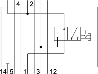 Вертикальная изолирующая плита Festo VABF-S2-1-L1D1-C