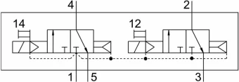 Базовый распределитель Festo VSVA-B-T32C-A-A1-P1