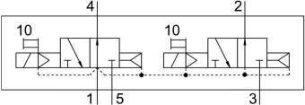 Базовый распределитель Festo VSVA-B-T32U-A-A2-P1