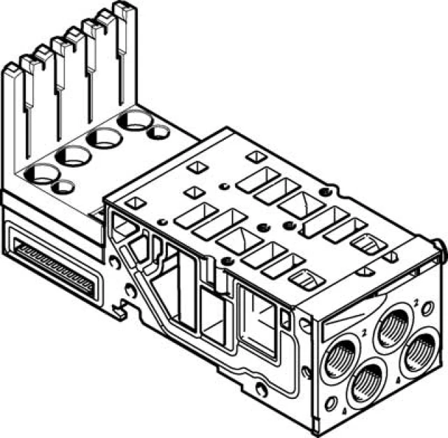 Монтажная плита Festo VMPA2-AP-2-1-EMM-4
