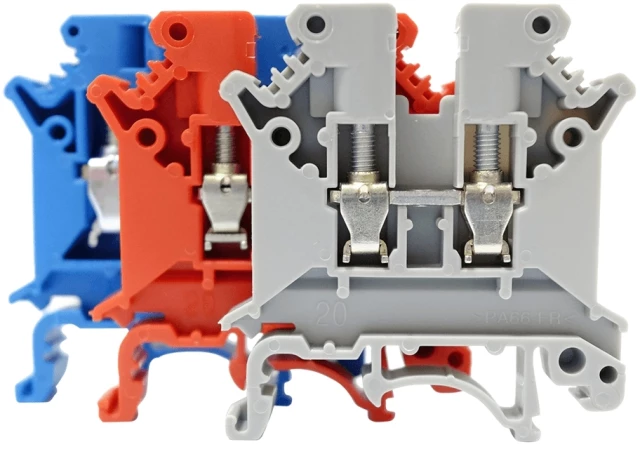 Клемма винтовая одноуровневая MEYERTEC MTU-2.5 (комплект 25 шт)