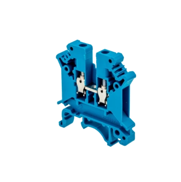 Клемма винтовая одноуровневая MEYERTEC MTU-4BL (комплект 25 шт)