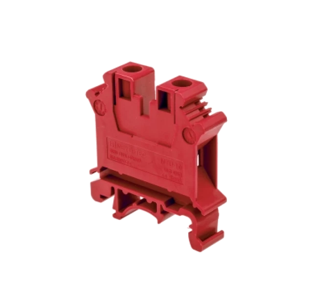 Клемма винтовая одноуровневая MEYERTEC MTU-10RD (комплект 20 шт)