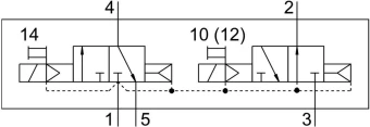 Распределитель с электроуправлением Festo VSVA-B-T32H-AH-A1-1C1